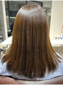 ロングヘアー酸性ストレート