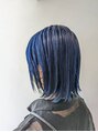 シアン 京都河原町店(CYAN) 2ブリーチでつくるブルーカラー