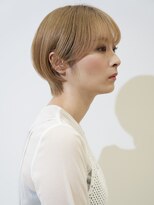 ピークアブー アヴェダ アトレ恵比寿(PEEK-A-BOO AVEDA) 大人可愛いショート耳かけショート丸みショート艶カラー