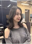 小顔に見えるくびれヘア　レイヤーカット　透明感カラー　KAKO