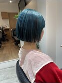ボブ×デザインカラー