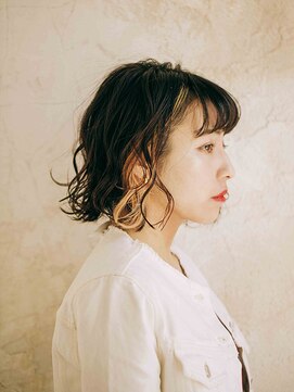 エクファ ヘア シェリル 草津 南草津店(ex-fa hair cherir) 切りっぱなしボブエアリーロング美髪のススメピンクブラウン