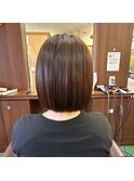 切りっぱなしボブ