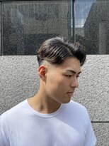 レンゲン(LENGEN)&nbsp;束感刈り上げビジネス七三ツーブロックアップバング１３０１