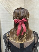 エルバイラビス 大宮(elu by lovis)&nbsp;《momo》ハーフアップ/お呼ばれ/大宮