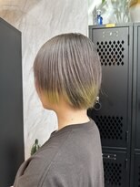 ヴァイス 渋谷店(VAICE)&nbsp;プラチナグレー エンドカラー イエロー