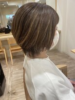ビューティーパーク ヒロミ(Beauty Park 163)&nbsp;ハイライトで立体感グラデーションボブ