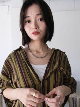 ゼスト フィーノ(ZEST fino) 【大宅種乃】オシャレさん人気スタイル!透明感カラーボブ