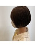 柔らかい丸みボブ