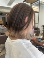 ラブリッシュ(LOVERICHE)&nbsp;オススメ！控えめ、インナーカラーx毛先カラー！