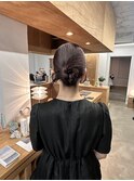 arrange hair