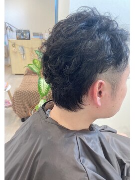 ラネーシェ(la.neche) Men's 2ブロック×ゆるふわパーマ