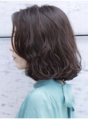 丸みショート・ボブ/丸顔/前髪なし/絶壁解消/３0代/４0代/長め
