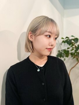 クリアーオブヘアー 栄南店(CLEAR of hair) ブロンドボブ/RIHO
