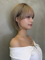 ロンド ストラーダ 心斎橋(Lond strada)&nbsp;レイヤーボブ×ハイトーン[心斎橋/髪質改善]