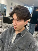 メンズサロン キング 心斎橋店(Men’s salon K!ng) ホワイトメッシュ/ツイスト/ツイスパ/パーマ/メンズ/眉毛/心斎橋