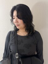 クーナバイトマト 横浜(Cuna by TOMTO)&nbsp;【MISATO】レイヤーパーマ_ダークグレージュ