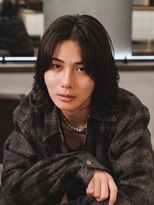 アンサー 渋谷(ANSWER)&nbsp;メンズミディアム　メンズボブ　シースルーボブ