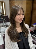 【トレンドヘア◎】レイヤー×透明感カラー