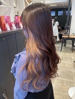 コスタ オブ リシェール(The COSTA of RICHAIR)&nbsp;ハニーベージュ/ライトブラウン/インナーカラー/コテ巻き/越谷