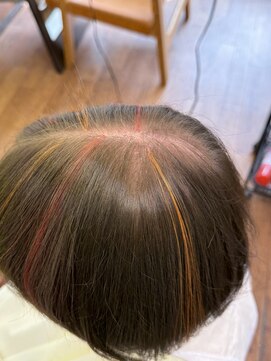 増毛カラーエクステ