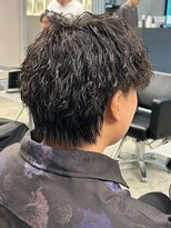 エルマーク 京都駅前(L-MARK) 波巻きパーマ/スパイラルパーマ/メンズ/眉毛/短髪/サーフカール