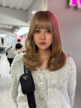 リノ(RLINO) ミディアムレイヤー/ミルクティーベージュ