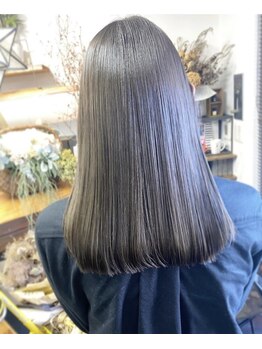 ヘアスタジオハレ(hair studio HALE)の写真/ヘアケア、ダメージケアしながらクセを改善し、ナチュラルで艶のある自然な仕上がりに◎