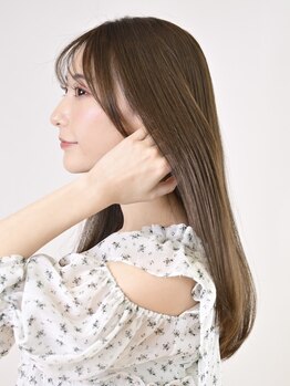 ノブ ヘアデザイン 大船店(NOB hairdesign)の写真/【梅雨の湿気に負けない髪質改善】ナチュラルな仕上がりで毛先までしっとりまとまる◎スタイリングも楽に♪