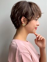 ブラウヘアアンドケア(care)&nbsp;パーマ風ショートボブ