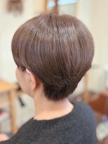 クロス(CROSS) 白髪染め/ひし形ショート/ショートボブ/50代60代