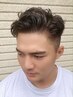 【デザインカット】+ポイントパーマ+美眉デザイン¥11000⇒¥9900