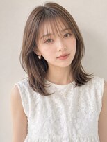 ノア(NOA)&nbsp;【NOA】透けバングくびれミディ小顔カットレイヤー髪質改善