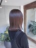 【人気No.2】透明感カラー＋カット＋クイックトリートメント　￥11000