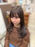 【ちひろ指名・ロングレイヤー限定】カラー診断付◎カット+カラー+ケアシャン