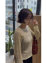 ミリ(milli Produce by ITAKURA)&nbsp;ゆるめボブパーマ