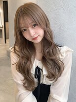 アクロ 梅田店(ACRO)&nbsp;ミルクティーベージュフェミニンロング