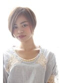 ナチュラルショート/似合わせカット/イメチェンヘアスタイル/
