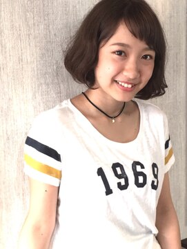 ボレロ(bolero) 【bolero】ショートバング×ゆるふわショートボブ