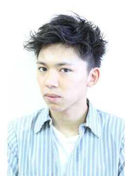 ブークル(boucle) 外国人風ビジカジツーブロック刈り上げ