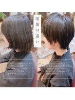 サードバイローラン(THiRD by ROULAND)&nbsp;【THiRD浅野】小顔ワンサイドショート