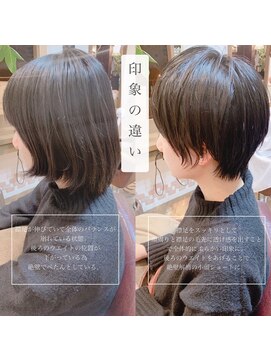 サードバイローラン(THiRD by ROULAND) 【THiRD浅野】小顔ワンサイドショート