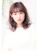 切りっぱなしグラボブロングボブ濡れ髪ウルフパーマネオウルフ