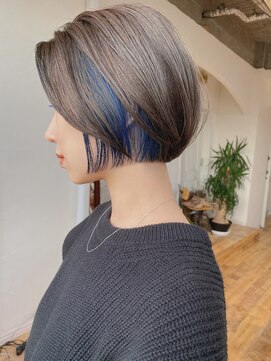 シエナ(CIENA) 【CIENA】インナーブルーのミニボブ