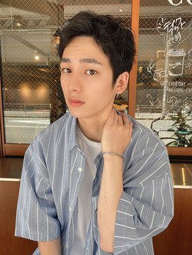 ルービック バランス 天王寺(Rubik's×Balance) ナチュラルアップバング/ビジネスショート