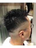 ソフトモヒカンフェード