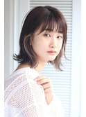 大人可愛い20代30代40似合わせカットイメチェン流しバング
