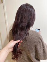 【MIO】ラベンダーピンク×ゆるふわロング