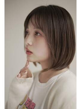 ジュール 池袋(Joule) ミディアムヘア/ショコラベージュ/ボブルフ/池袋