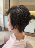 ショート×パーマ